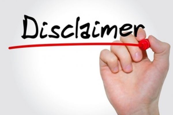 Disclaimer Disclaimer